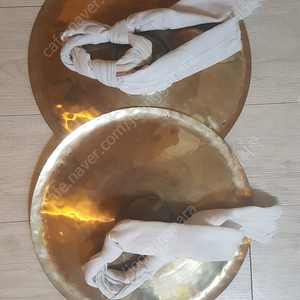 무형문화재 김문익작 방짜 바라 (지름 38)