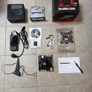 [베어본] DeskMini X300 120W 에즈윈 (CPU/RAM/SSD HDD X)