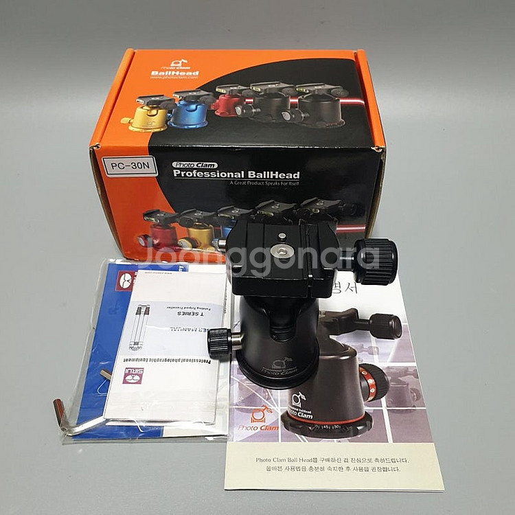 포토클램 볼헤드 삼각대 PC 30N+프로용 DSLR 카...--0