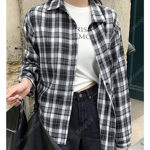 모코블링 이지체크셔츠 체크셔츠 카라셔츠 긴팔셔츠 루즈핏셔츠 기본셔츠