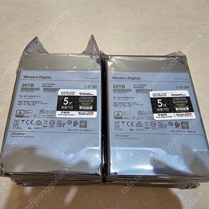 WD HC560 20TB HDD 벌크 새상품 판매