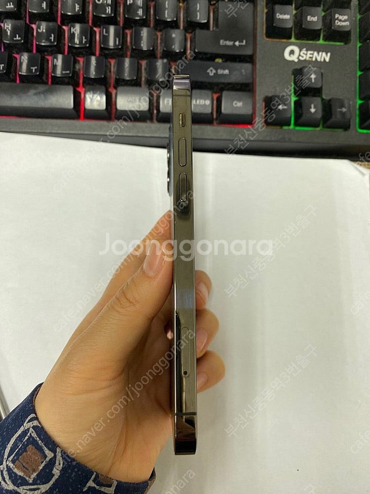201782 아이폰12프로 그래파이트 AA급 128GB...--4