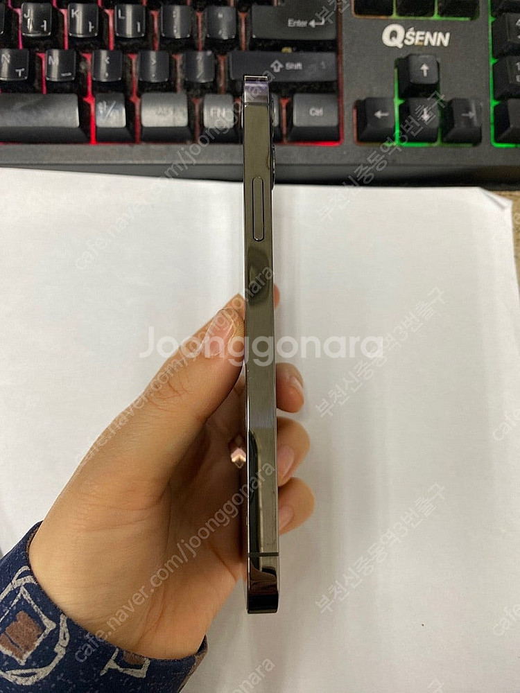 201782 아이폰12프로 그래파이트 AA급 128GB...--5