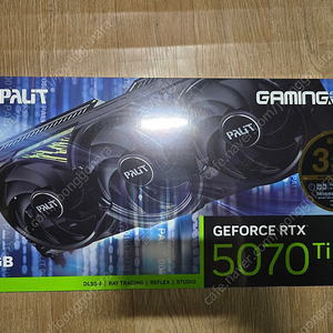 광주) 팰릿 RTX 5070TI 게이밍프로 미개봉