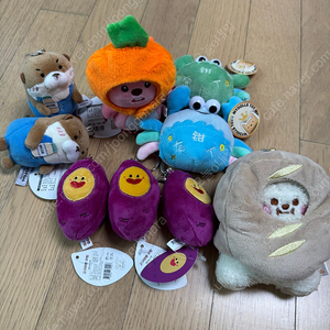 키링 인형, 가방고리, 짱구, 커비, 미피 미니, 산리오, 루피 등