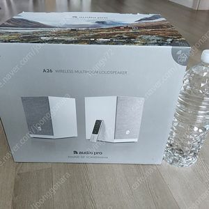 Audio Pro 오디오 프로 A26 블루투스 wifi 액티브 화이트 북쉘프 스피커 원박스.....