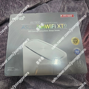 ASUS 젠와이파이 XT9 AX7800 트라이밴드 와이파이6 미개봉 화이트