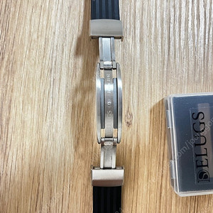 delugs cts 러버밴드 18mm 와플 블랙