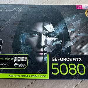 갤럭시 GALAX 지포스 RTX 5080 BLACK OC D7 16GB 팝니다