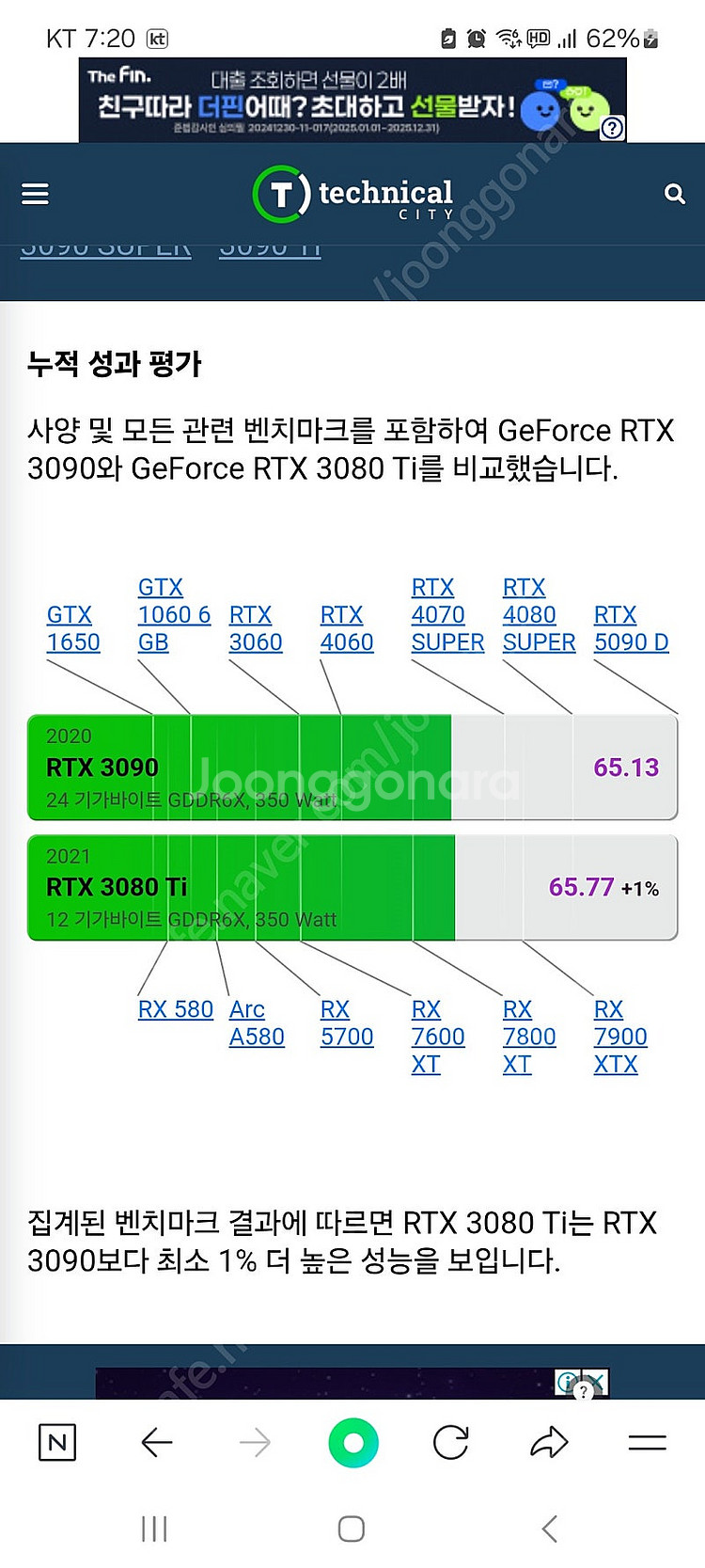 이엠텍 RTX3080Ti 블랙에디션 S급(풀박스) 1차...--3