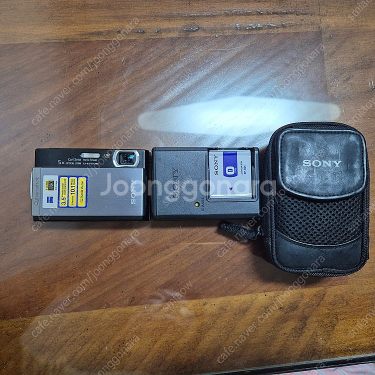 소니 사이버샷 t300 빈티지 디카 디지털카메라 삼각대, 거치대포함--2