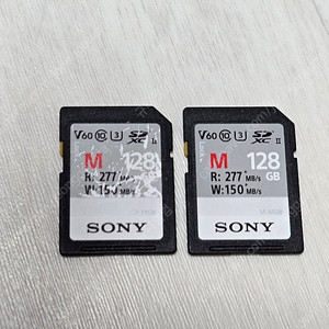 소니 SF-M128 SD카드 128GB 2개