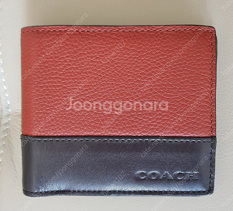 정품 코치COACH 천연가죽지갑 (미국구매)--0