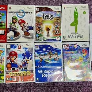 닌텐도 위 Wii 게임시디 9장 일괄 판매합니다