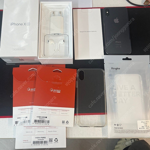 [애플케어보증]무음 아이폰XS 512g 스페이스그레이+링케투명케이스 2개