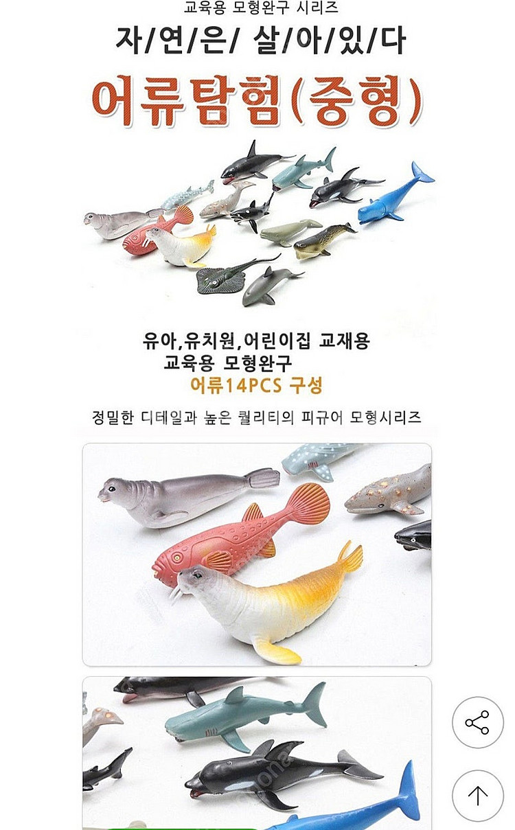 이종욱완구 자연은 살아있다 어류탐험 바다생물피규어 새상...--3