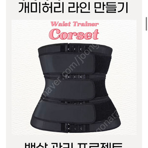 클레어채 개코벨트 흉곽코르셋 개미허리코르셋