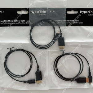 하이퍼씬(HyperThin) HDMI 케이블 3종 (Mini HDMI / Micro HDMI / HDMI)