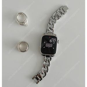 미사용 체인브레이슬릿 애플워치 체인 스트랩 밴드 38/40/41mm 메탈 스트랩
