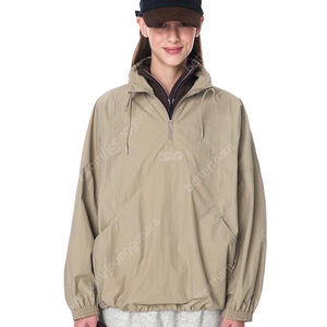 그로브 플리츠 아노락 GRVR PLEATS ANORAK 베이지 begie 새상품