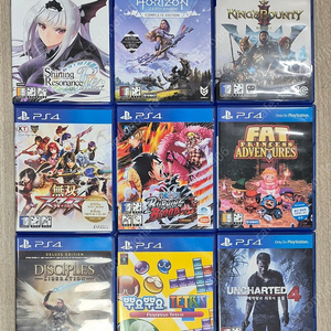 ps4 샤이닝 레조넌스 리프레인 호제던컴플리트 킹스 바운티2 무쌍스타즈 원피스 버닝블러드 팻프린세스 디사이플스 뿌요뿌요테트리스 언차티드4