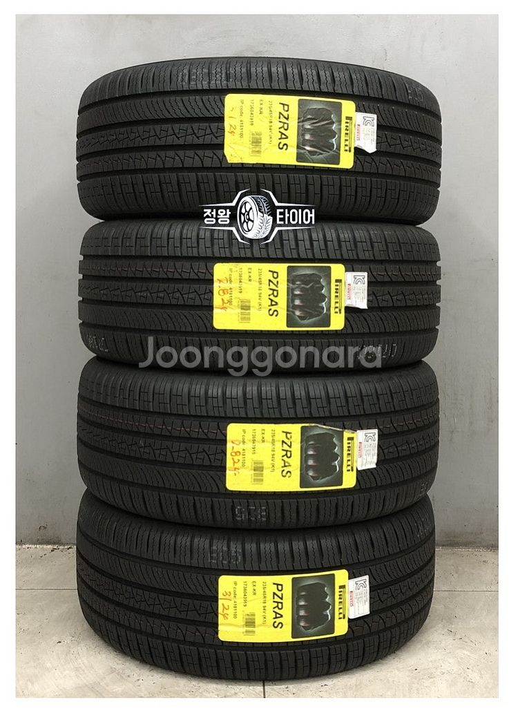 24년 신품 피렐리 피제로 올시즌 235/45R18 소...--0