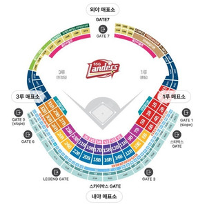(정가이하) 5/15(목) SSG랜더스 vs NC다이노스 3루 홈런커플존 2인석