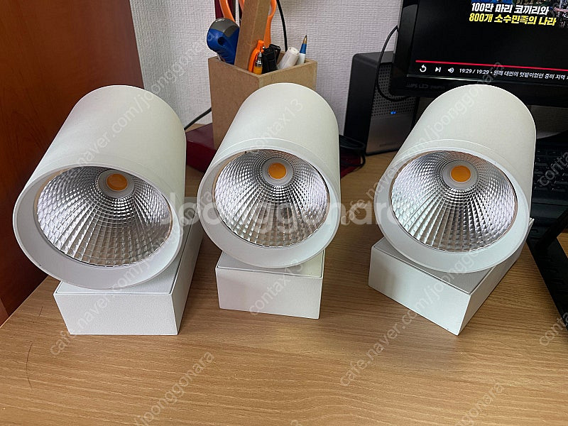 LED 레일등 38w 전구색--0