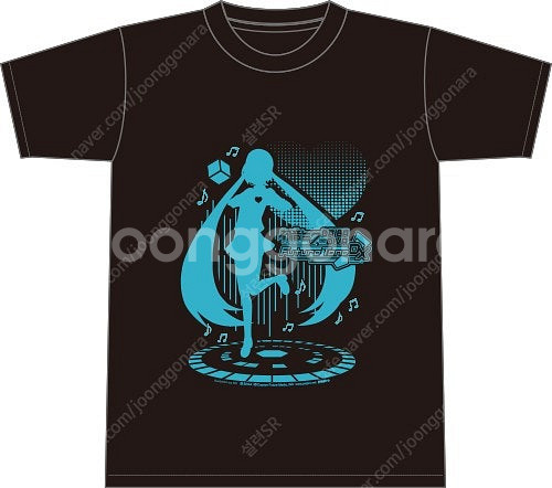 하츠네미쿠 DAIBA de DIVA 티셔츠 L사이즈 새...--0