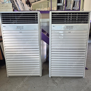 중고에어컨 22년식 LG 80평X2 멀티 시스템 인버터 냉난방겸용 스탠드에어컨 업소용에어컨