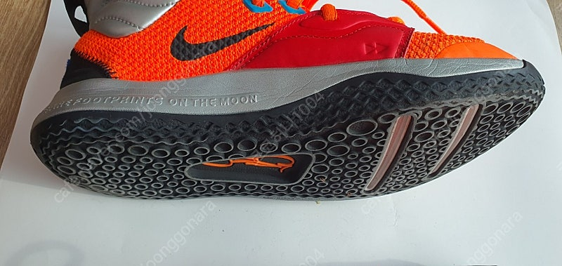 (중고)나이키 PG 3 폴조지 오렌지 실버 GS 240mm 팝니다 이미지