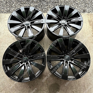 18인치 모델아트 ACE TD-075 유광블랙 중고휠 1대분