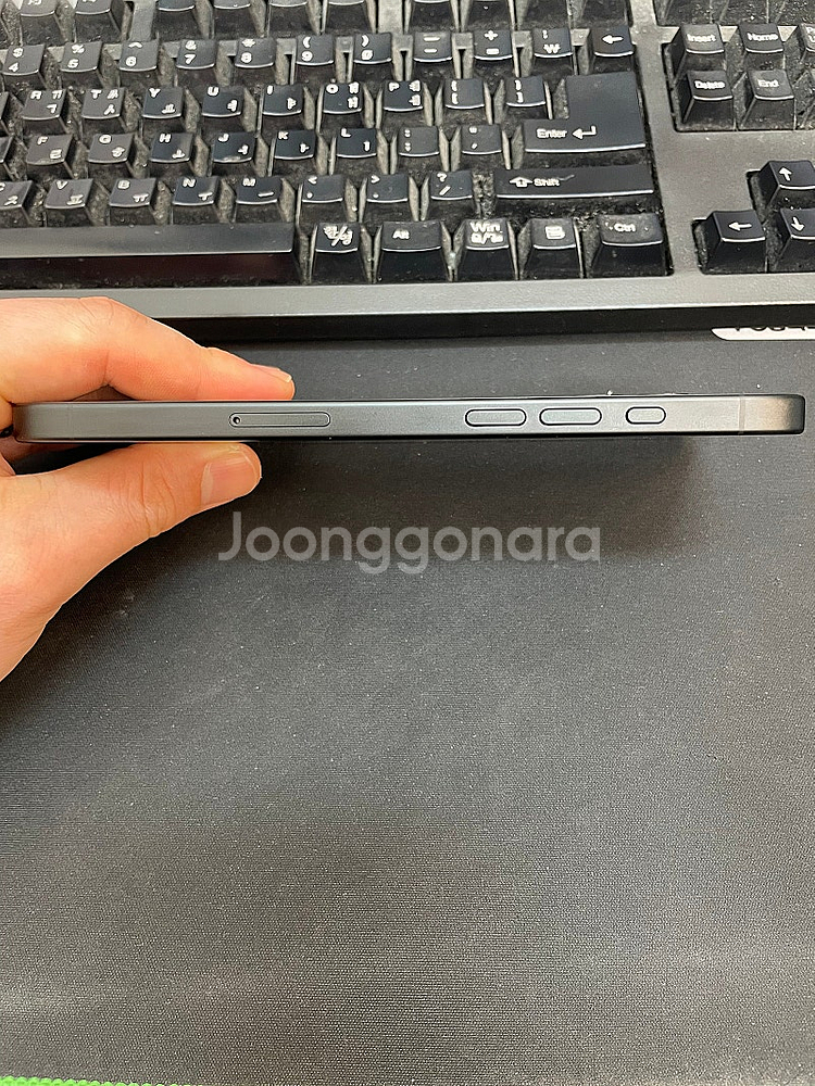 아이폰16플러스 블랙 128GB 배터리100% 상태좋은...--6