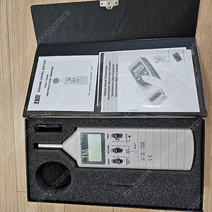 미사용 소음측정기 TES 1350A 판매합니다