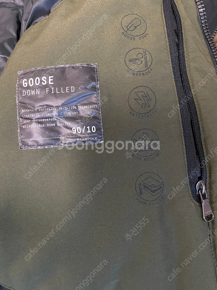 Bean Pole. 빈폴 BA-2구스다운 야상 패딩. ...--7