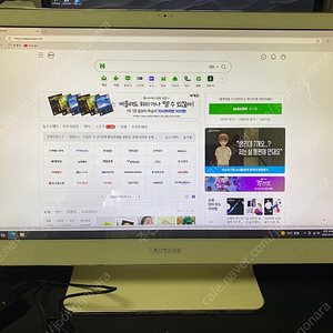 삼성 22인치 일체형 PC. dm505a2g-kn26. 쿼드코어, 8기가 램. 약간의 하자 있음.