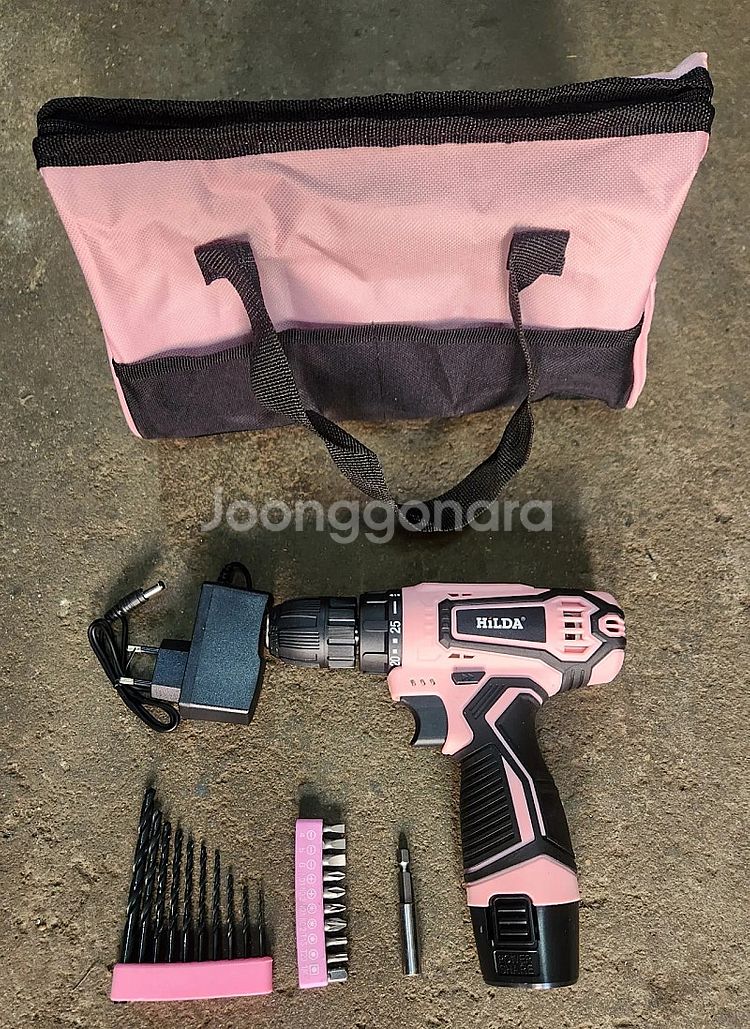 HILDA 12V 충전 드릴 셋트 배터리 가방 드릴비트...--0