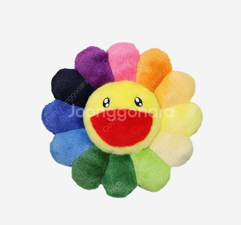 카이카이키키 플라워 쿠션 레인보우 30cm--0