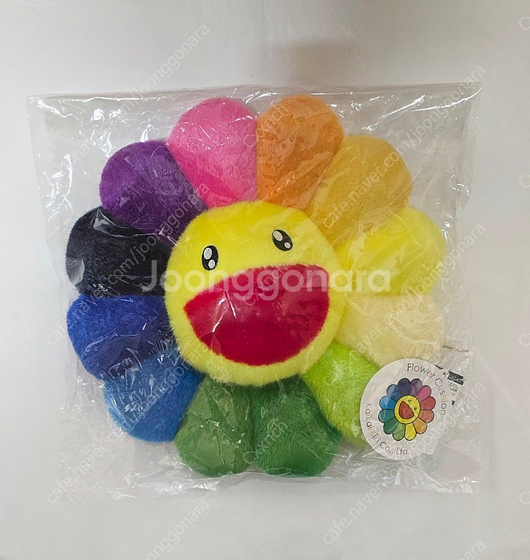 카이카이키키 플라워 쿠션 레인보우 30cm--1
