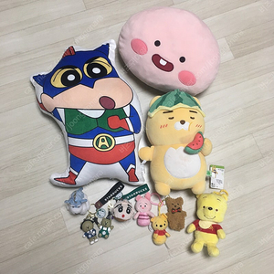 키링, 인형 일괄 (일본 구매 짱구, 카카오, 곰돌이푸)
