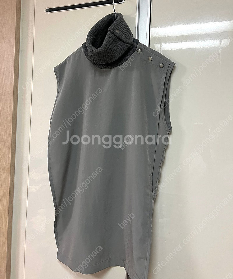 메종마르지엘라 하이넥 레이어드 슬리브리스 탑 블라우스 ...--1