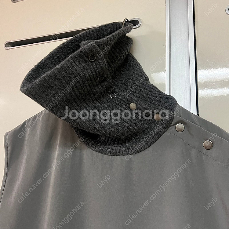 메종마르지엘라 하이넥 레이어드 슬리브리스 탑 블라우스 ...--6