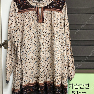 써스데이아일랜드 에스닉 잔꽃 블라우스 보헤미안 보호시크