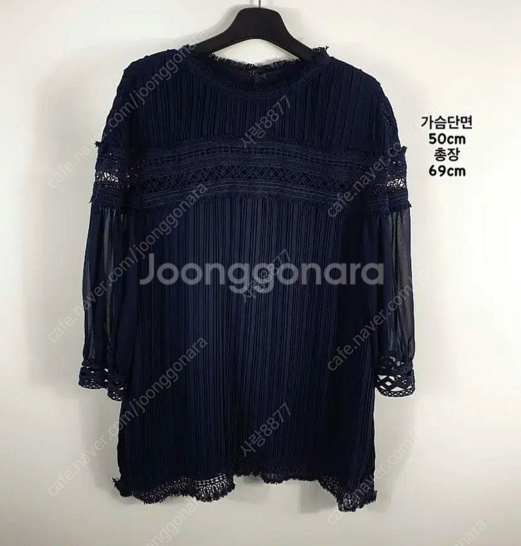 제평 바이림 레이스 플리츠 고퀄 럭셔리 블라우스 하객룩 타임마인스타일--0