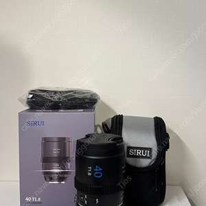 시루이 40mm T1.8 AF 아나모픽 (E마운트/네츄럴 플레어) 렌즈 팝니다.