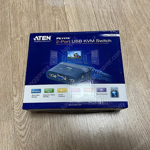 ATEN 2 port usb KVM switch CS62US ​KVM switch D-SUB 및 USB , 3.5 파이 PC 변환기 풀박스