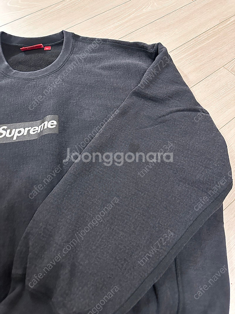 슈프림 WASHED BOX LOGO CREWNECK 워...--2