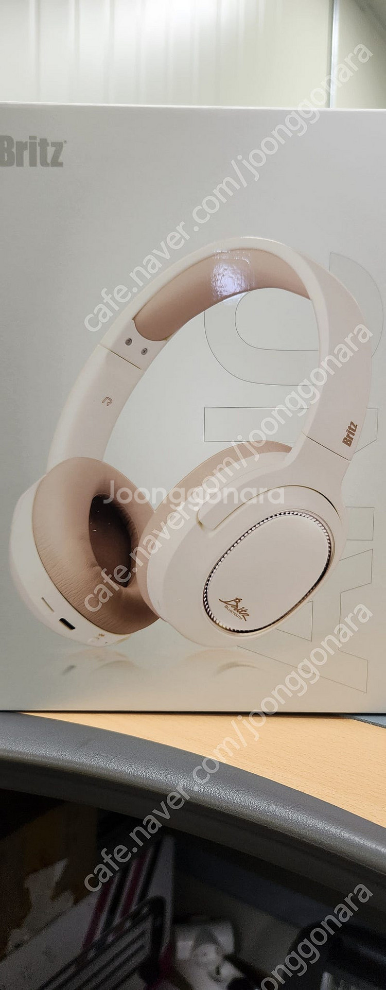브리츠 BT5000 ANC 아이보리 블루투스 헤드폰--2