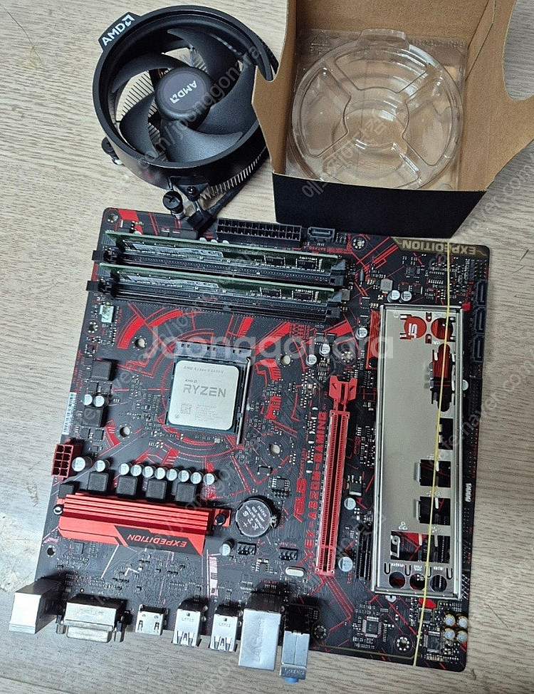 가성비 최고의 라이젠 5600X+ASUS EX-A320M 게이밍 중고 조립PC 판매합니다--0