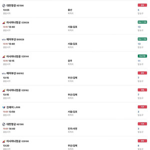 단, 5~6 이용예정 국내 국제 항공권중 편도 또는 왕복 항공권 1만원할인